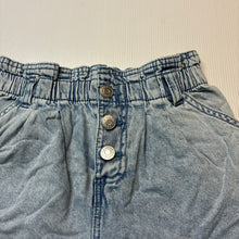 Load image into Gallery viewer, Girls Tu, blue denim shorts, elasticated, GUC, size 8,  