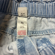 Load image into Gallery viewer, Girls Tu, blue denim shorts, elasticated, GUC, size 8,  