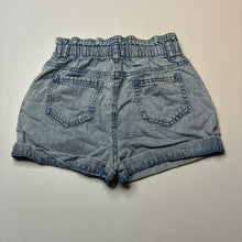 Load image into Gallery viewer, Girls Tu, blue denim shorts, elasticated, GUC, size 8,  