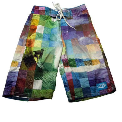 Boys Piping Hot, lightweight board shorts, adjustable, GUC, size 9,  