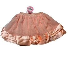 Load image into Gallery viewer, Girls La Sienna Couture, cotton lined peach tulle skirt, elasticated, L: 23cm, NEW, size 0,  