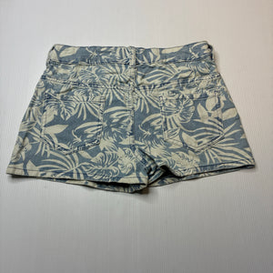 Girls F&F, denim shorts, adjustable, EUC, size 12-13,  