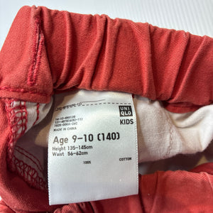 Boys Uniqlo, cotton shorts, elasticated, GUC, size 9-10,  
