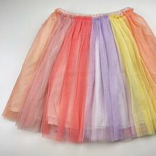 Load image into Gallery viewer, Girls H&amp;M, lined tulle &amp; giltter party skirt, elasticated, L: 39cm, EUC, size 7-8,  