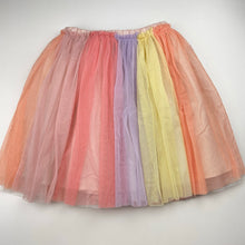 Load image into Gallery viewer, Girls H&amp;M, lined tulle &amp; giltter party skirt, elasticated, L: 39cm, EUC, size 7-8,  
