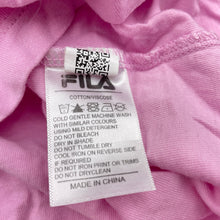 Load image into Gallery viewer, Girls FILA, pink cotton t-shirt dress, EUC, size 8, L: 58cm