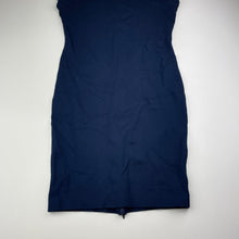 Load image into Gallery viewer, Girls Bardot Junior, navy party / formal dress, zip back hem, EUC, size 12, L: 75cm