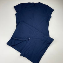 Load image into Gallery viewer, Girls Bardot Junior, navy party / formal dress, zip back hem, EUC, size 12, L: 75cm