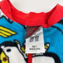 Load image into Gallery viewer, Girls DC Comics, Wonderwoman fleece all-in-one pyjamas, GUC, size 3,  