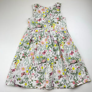 Girls H&M, floral lightweight cotton summer dress, EUC, size 6, L: 62cm