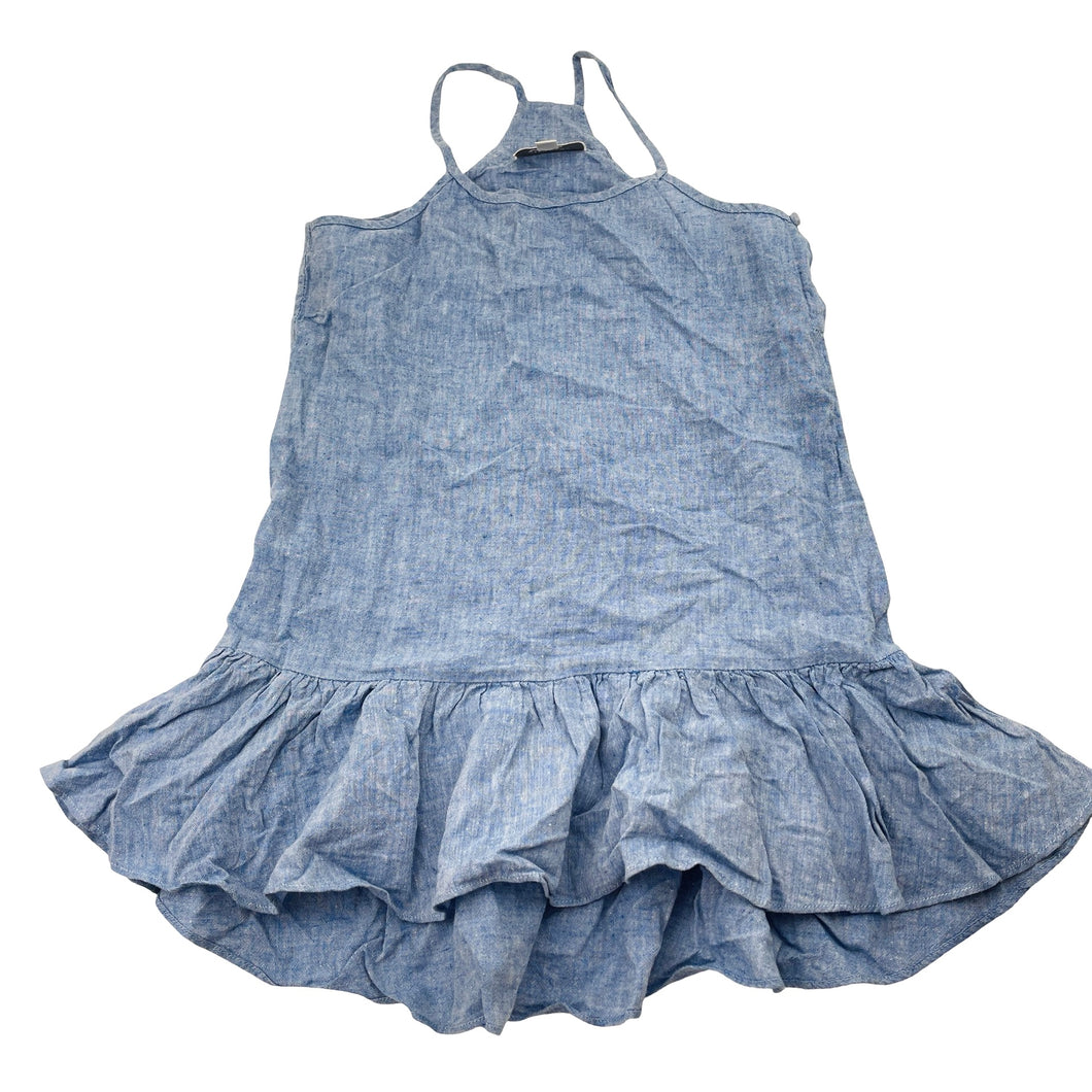 Girls Witchery, cotton/linen blend summer dress, EUC, size 5, L: 54cm