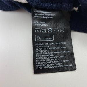 Girls H&M, navy crinkle cotton summer dress, EUC, size 6, L: 64cm