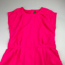Load image into Gallery viewer, Girls United Colors of Benetton, lined lightweight dress, no size, armpit to armpit: 34cm, GUC, size 6-7, L: 60cm