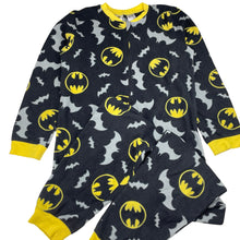 Load image into Gallery viewer, Boys DC Comics, Batman fleece all-in-one pyjamas, GUC, size 10,  