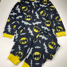 Load image into Gallery viewer, Boys DC Comics, Batman fleece all-in-one pyjamas, GUC, size 10,  