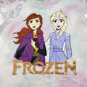 Girls Disney, Frozen tie dyed top, FUC, size 2,  