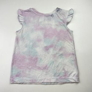Girls Disney, Frozen tie dyed top, FUC, size 2,  