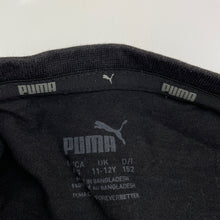 Load image into Gallery viewer, Unisex PUMA, black cotton sports / activewear top, EUC, size 11-12,  