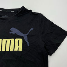 Load image into Gallery viewer, Unisex PUMA, black cotton sports / activewear top, EUC, size 11-12,  