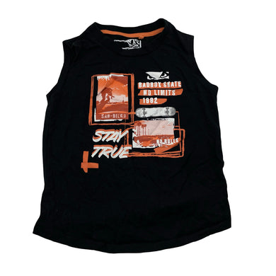 Boys Bad Boy, black cotton singlet / tank top, skateboard, EUC, size 7,  