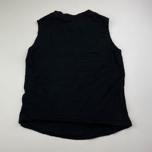 Boys Bad Boy, black cotton singlet / tank top, skateboard, EUC, size 7,  
