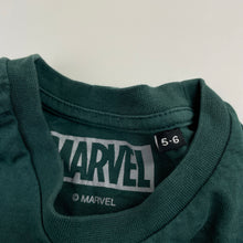 Load image into Gallery viewer, Boys Marvel, Hulk, green cotton tee / top, GUC, size 5-6,  