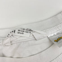 Load image into Gallery viewer, Boys H&amp;M, POKEMON white cotton tee / top, EUC, size 7-8,  