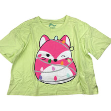 Load image into Gallery viewer, Girls ORIGINAL SQUISHMALLOWS, loose fit cropped cotton tee / top, EUC, size 12,  