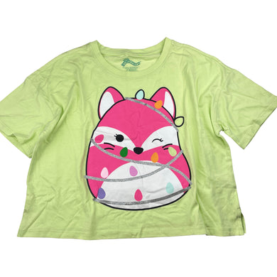 Girls ORIGINAL SQUISHMALLOWS, loose fit cropped cotton tee / top, EUC, size 12,  