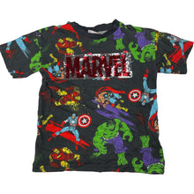 Load image into Gallery viewer, Boys Marvel, Comics flip sequin cotton tee / top, GUC, size 8,  