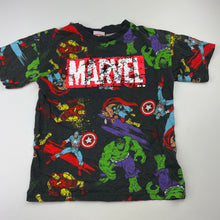 Load image into Gallery viewer, Boys Marvel, Comics flip sequin cotton tee / top, GUC, size 8,  