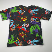 Load image into Gallery viewer, Boys Marvel, Comics flip sequin cotton tee / top, GUC, size 8,  