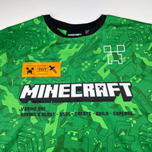 Load image into Gallery viewer, Boys Mojang, Minecraft sports / activewear top, EUC, size 10-11,  