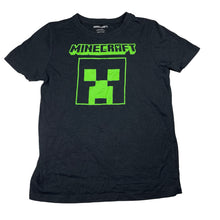 Load image into Gallery viewer, Boys Mojang, Minecraft black cotton tee / top, GUC, size 8,  