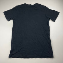 Load image into Gallery viewer, Boys Quiksilver, regular fit black cotton tee / top, GUC, size 10,  