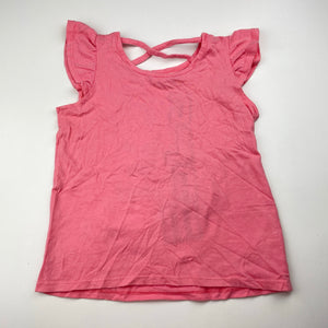 Girls LOL Surprise, flip sequin pink cotton top, no size, armpit to armpit: 32cm, GUC, size 5-6,  