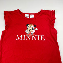 Load image into Gallery viewer, Girls Disney, Minnie Mouse Christmas pyjama top, EUC, size 7-8,  