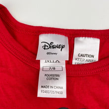 Load image into Gallery viewer, Girls Disney, Minnie Mouse Christmas pyjama top, EUC, size 7-8,  