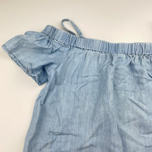 Load image into Gallery viewer, Girls Witchery, chambray cotton summer top, GUC, size 7,  