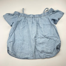 Load image into Gallery viewer, Girls Witchery, chambray cotton summer top, GUC, size 7,  