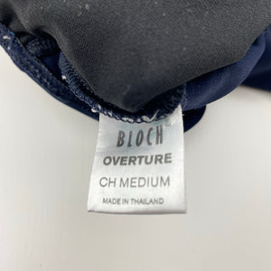 Girls BLOCH, navy overture ballet / dance leotard, Sz: M, EUC, size 6-7,  