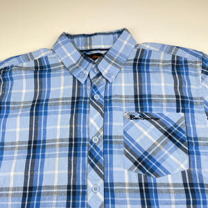 Boys Ben Sherman, checked lightweight cotton short sleeve shirt, GUC, size 12-13,  