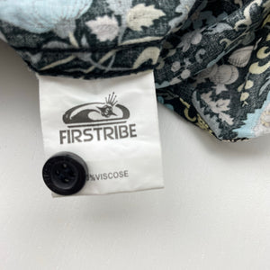 Boys FIRSTRIBE, floral lightweight short sleeve shirt, EUC, size 8,  