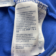 Load image into Gallery viewer, Boys Tommy Hilfiger, blue cotton polo shirt top, FUC, size 6-7,  