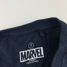 Load image into Gallery viewer, Boys Marvel, navy tee / top, GUC, size 7,  