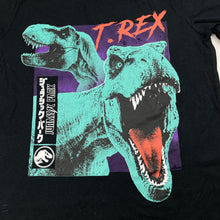 Load image into Gallery viewer, Boys Jurassic World, black cotton tee / top, dinosaurs, EUC, size 10,  