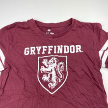 Load image into Gallery viewer, Girls Harry Potter, Gryffindor cotton tee / top, Sz: S, L: 42cm, armpit to armpit: 40cm, GUC, size 12-14,  