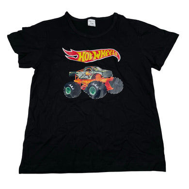 Boys black, tee / top, Hot Wheels, EUC, size 8,  