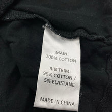 Load image into Gallery viewer, Girls STRANGER THINGS, black cotton tee / top, Sz: XXS, armpit to armpit: 39cm, GUC, size 12-14,  