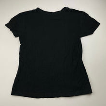 Load image into Gallery viewer, Girls STRANGER THINGS, black cotton tee / top, Sz: XXS, armpit to armpit: 39cm, GUC, size 12-14,  
